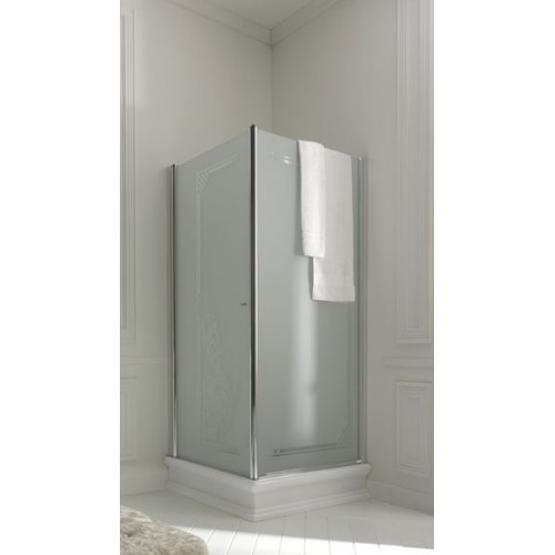 RETRO štvorcová sprchová zástena 900x900mm, dekor positiv, pravá, bronz RETRO štvorcová sprchová zástena 900x900mm, dekor positiv, pravá, bronz